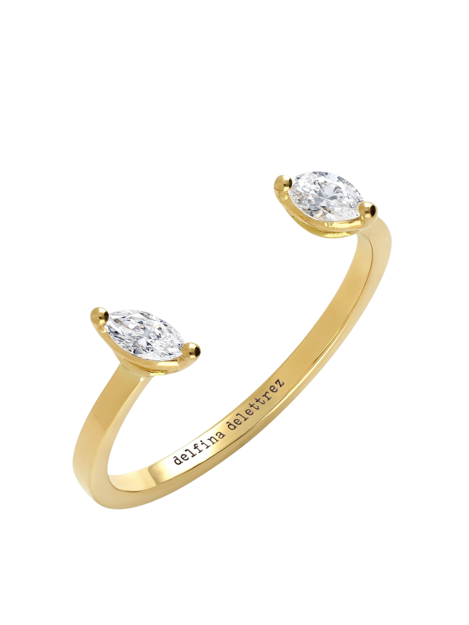 Dots marquise ring